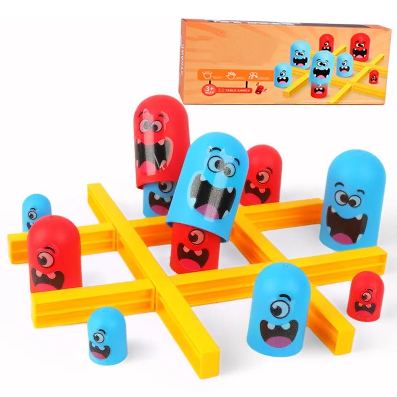 Funny Tic Tac Toe Battle Game | Stacking Strategy & Monster Fun - Katchy Vibez