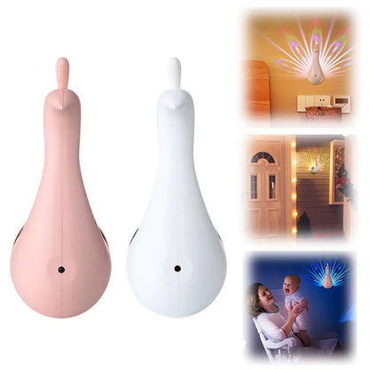 GlowTail™ Magical Peacock Wall Light for Dreamy Nights - Katchy Vibez