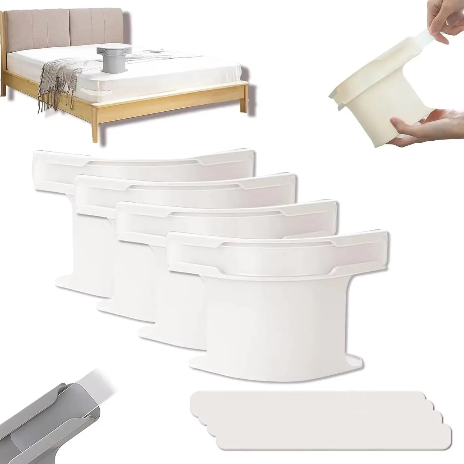 Heavy - Duty Bed Sheet Holder Clips | Anti - Slip Grippers for Fitted Sheets - Katchy Vibez