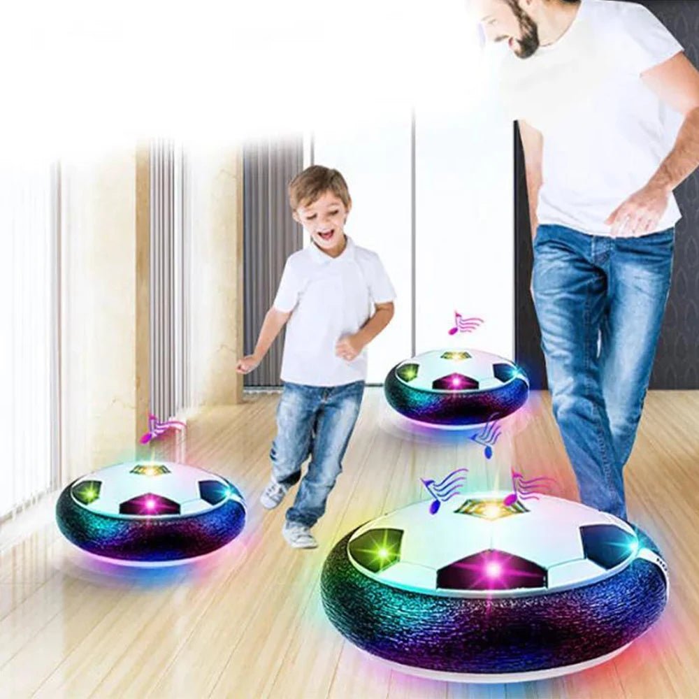 🔗Hover Soccer Ball with LED Lights – Indoor Levitating Sports Toy for Kids - Katchy Vibez
