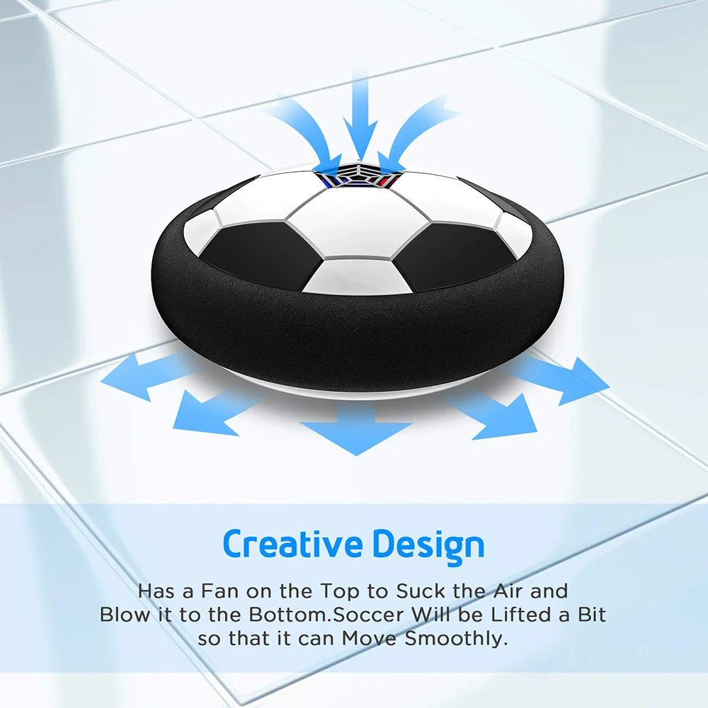 🔗Hover Soccer Ball with LED Lights – Indoor Levitating Sports Toy for Kids - Katchy Vibez