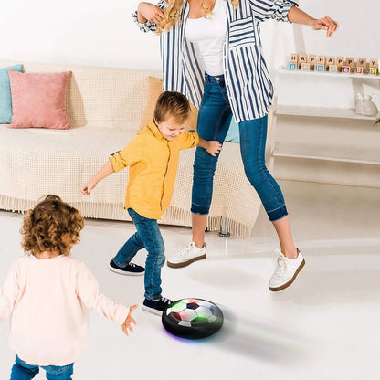🔗Hover Soccer Ball with LED Lights – Indoor Levitating Sports Toy for Kids - Katchy Vibez