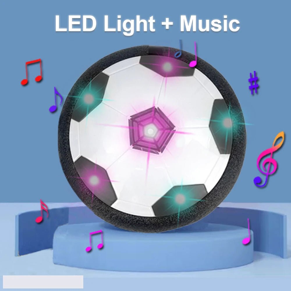 🔗Hover Soccer Ball with LED Lights – Indoor Levitating Sports Toy for Kids - Katchy Vibez