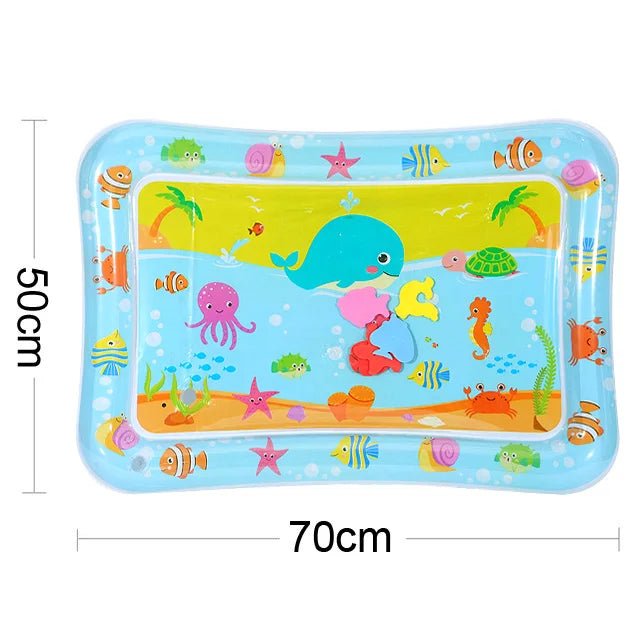 Inflatable Tummy Time Baby Play Mat | Sensory Splash Fun - Katchy Vibez