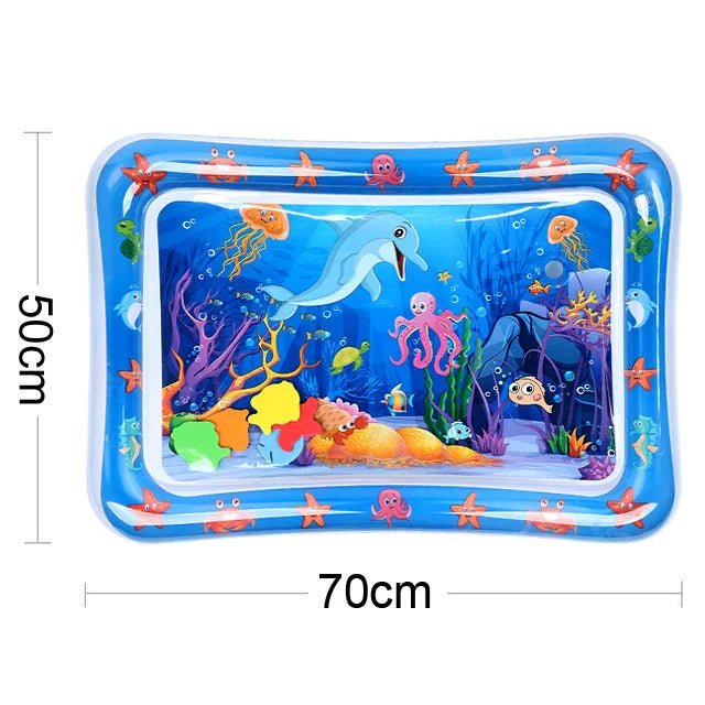 Inflatable Tummy Time Baby Play Mat | Sensory Splash Fun - Katchy Vibez