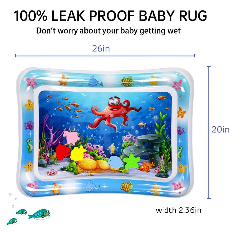 Inflatable Tummy Time Baby Play Mat | Sensory Splash Fun - Katchy Vibez