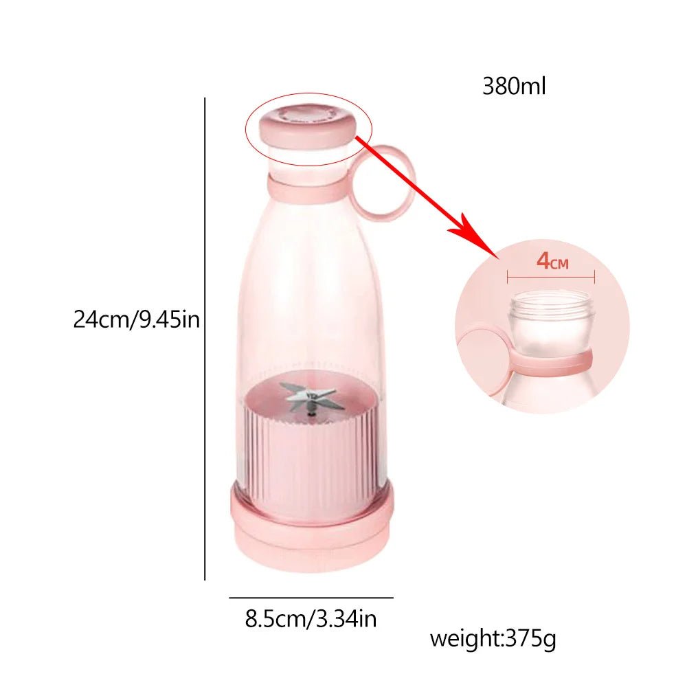 JuiceMate™ – Portable USB Rechargeable Juicer Bottle - Katchy Vibez