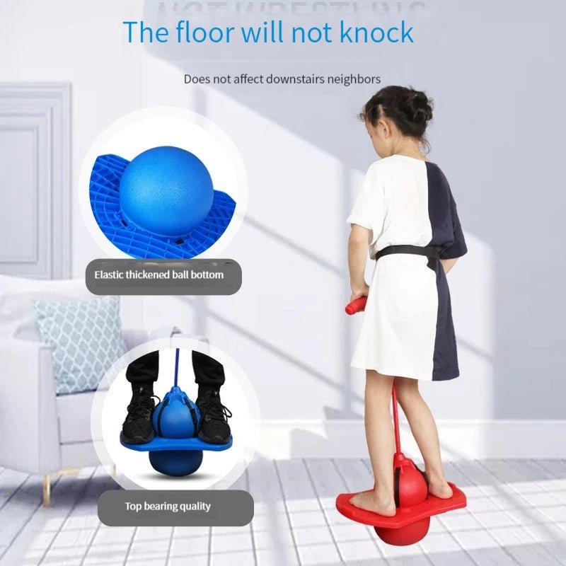 JumpFrog Balance Trainer | Bouncing Ball Fitness Toy for Kids - Katchy Vibez