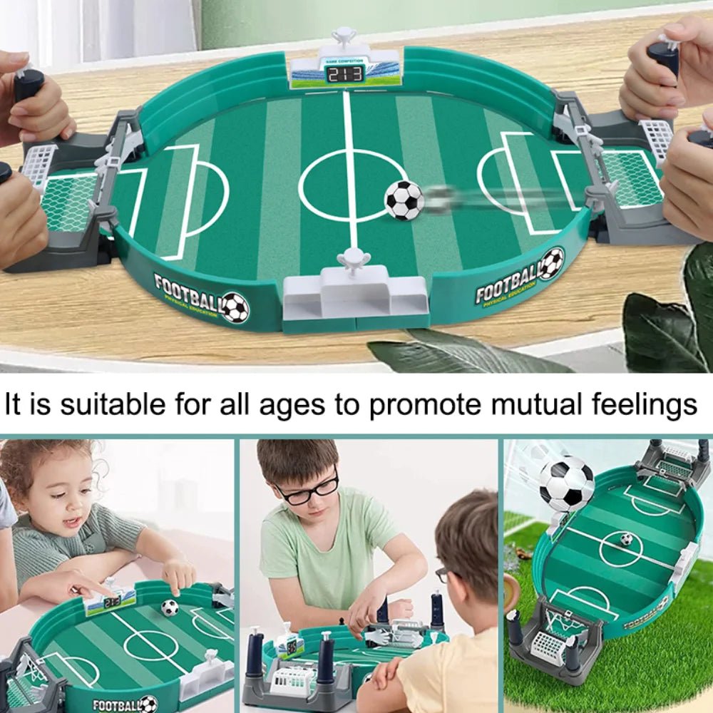 KickZone Desktop Soccer Game | Mini Football Table for Kids & Family Parties - Katchy Vibez