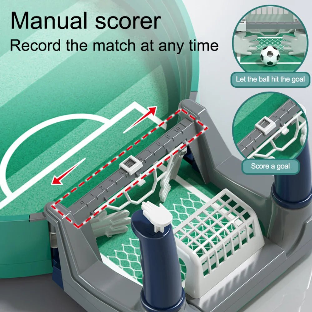 KickZone Desktop Soccer Game | Mini Football Table for Kids & Family Parties - Katchy Vibez