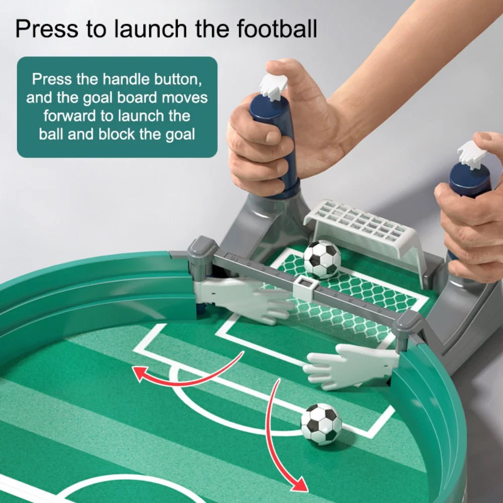 KickZone Desktop Soccer Game | Mini Football Table for Kids & Family Parties - Katchy Vibez