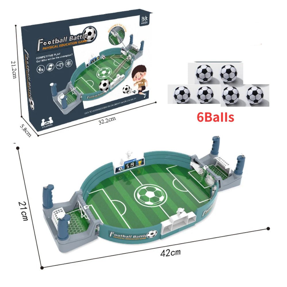 KickZone Desktop Soccer Game | Mini Football Table for Kids & Family Parties - Katchy Vibez
