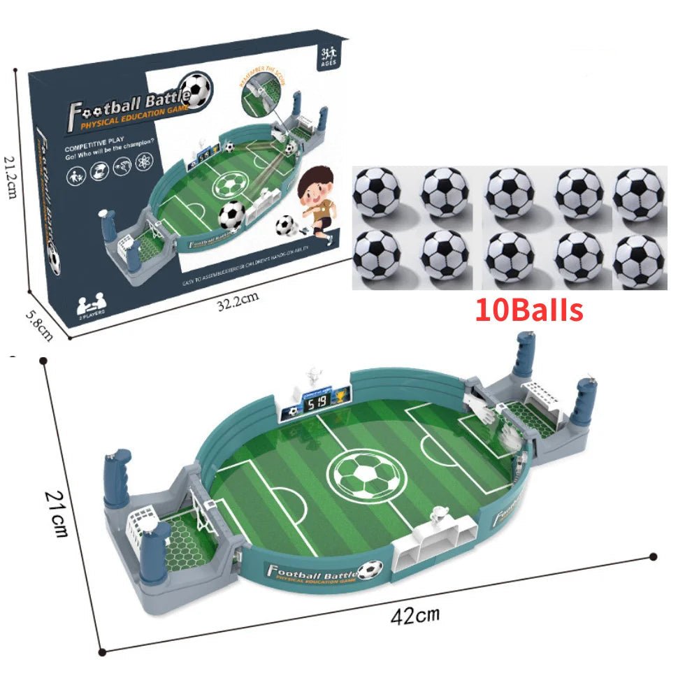 KickZone Desktop Soccer Game | Mini Football Table for Kids & Family Parties - Katchy Vibez