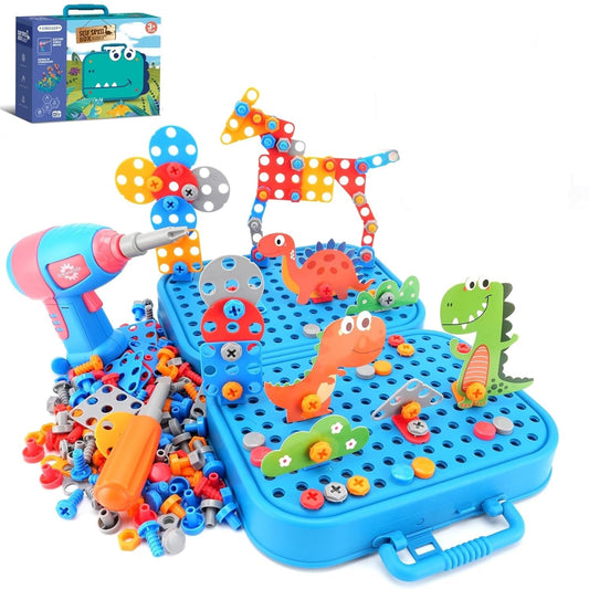 Kids DIY Drill Toolbox Set | Construction Fun for Creative Builders - Katchy Vibez