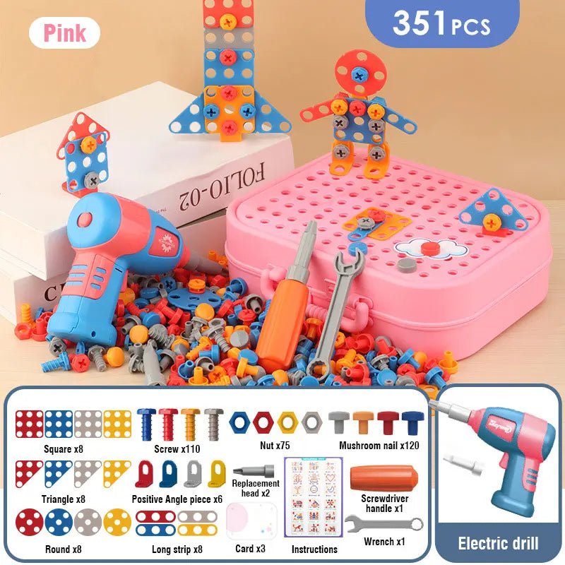 Kids DIY Drill Toolbox Set | Construction Fun for Creative Builders - Katchy Vibez