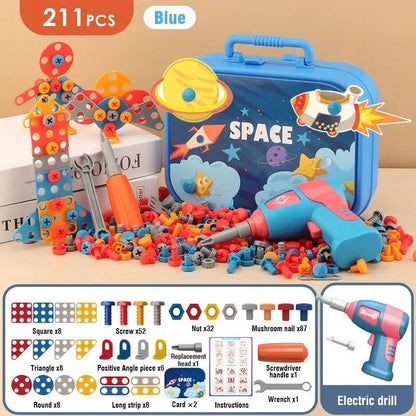 Kids DIY Drill Toolbox Set | Construction Fun for Creative Builders - Katchy Vibez