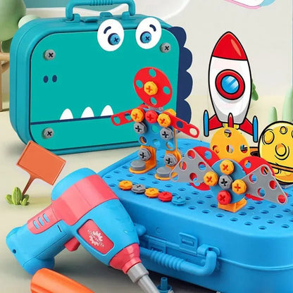 Kids DIY Drill Toolbox Set | Construction Fun for Creative Builders - Katchy Vibez