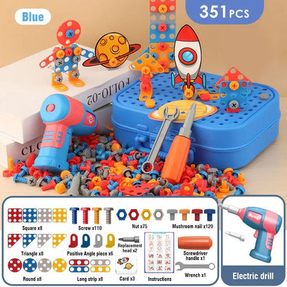 Kids DIY Drill Toolbox Set | Construction Fun for Creative Builders - Katchy Vibez