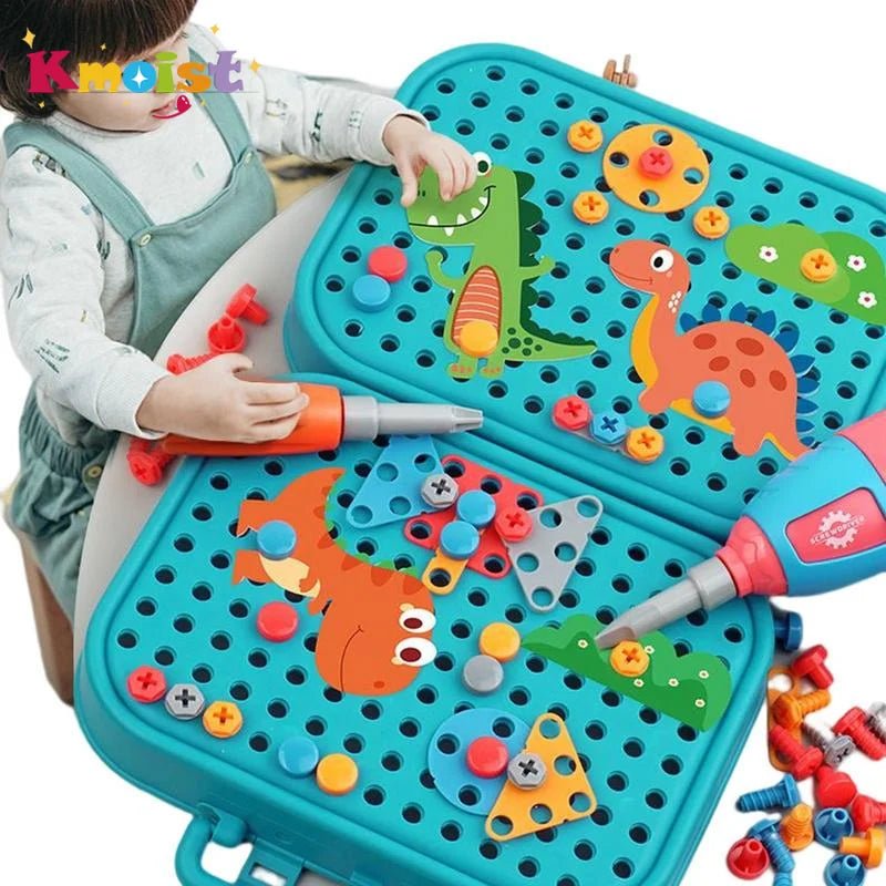 Kids DIY Drill Toolbox Set | Construction Fun for Creative Builders - Katchy Vibez