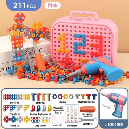 Kids DIY Drill Toolbox Set | Construction Fun for Creative Builders - Katchy Vibez