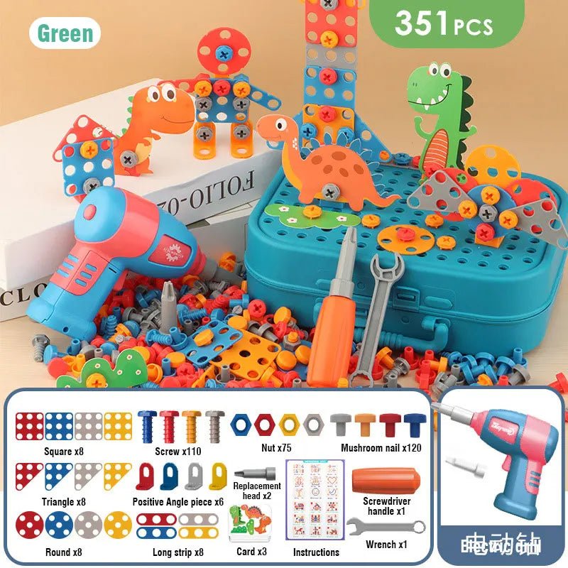 Kids DIY Drill Toolbox Set | Construction Fun for Creative Builders - Katchy Vibez