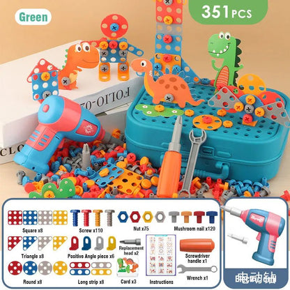 Kids DIY Drill Toolbox Set | Construction Fun for Creative Builders - Katchy Vibez
