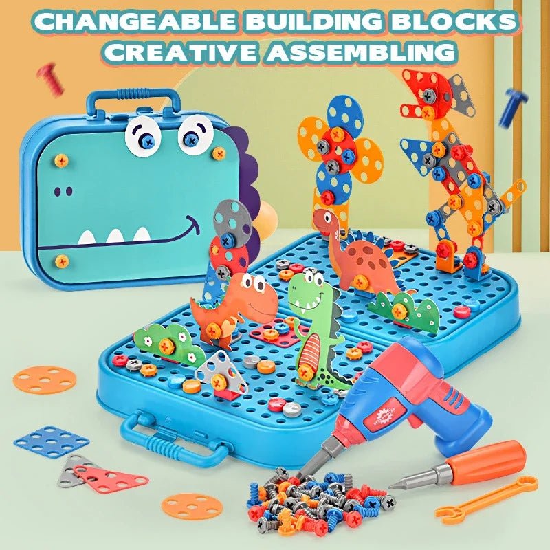 Kids DIY Drill Toolbox Set | Construction Fun for Creative Builders - Katchy Vibez