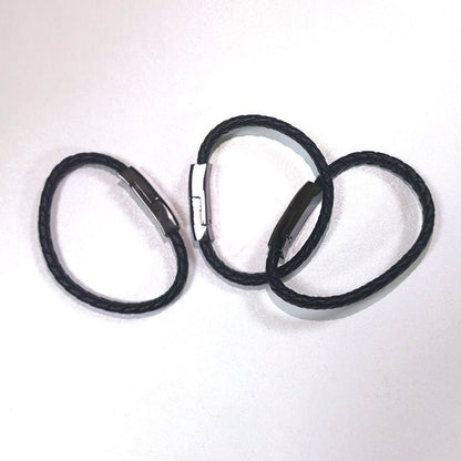 Leather Mini USB Bracelet Data Charging Cable - Katchy Vibez