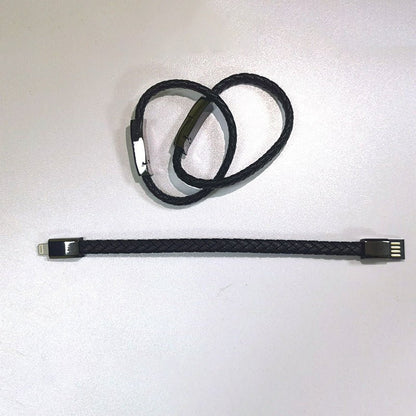 Leather Mini USB Bracelet Data Charging Cable - Katchy Vibez