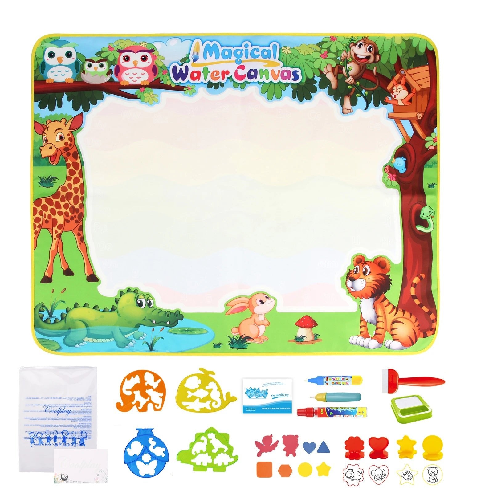 Magical Water Drawing Mat | Mess - Free Creativity for Kids - Katchy Vibez