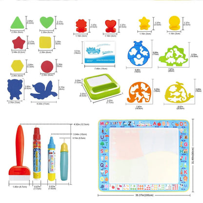 Magical Water Drawing Mat | Mess - Free Creativity for Kids - Katchy Vibez