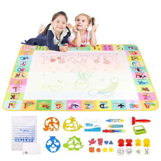Magical Water Drawing Mat | Mess - Free Creativity for Kids - Katchy Vibez