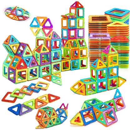 Magnetic Building Blocks – Educational STEM Toy Set (20–84 Pieces) - Katchy Vibez