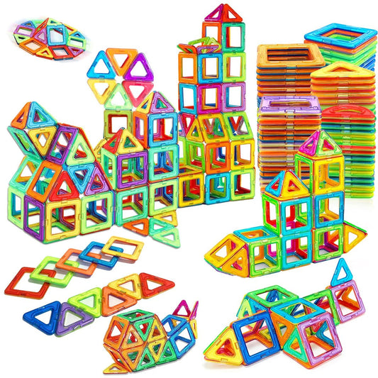 Magnetic Building Blocks – Educational STEM Toy Set (20–84 Pieces) - Katchy Vibez