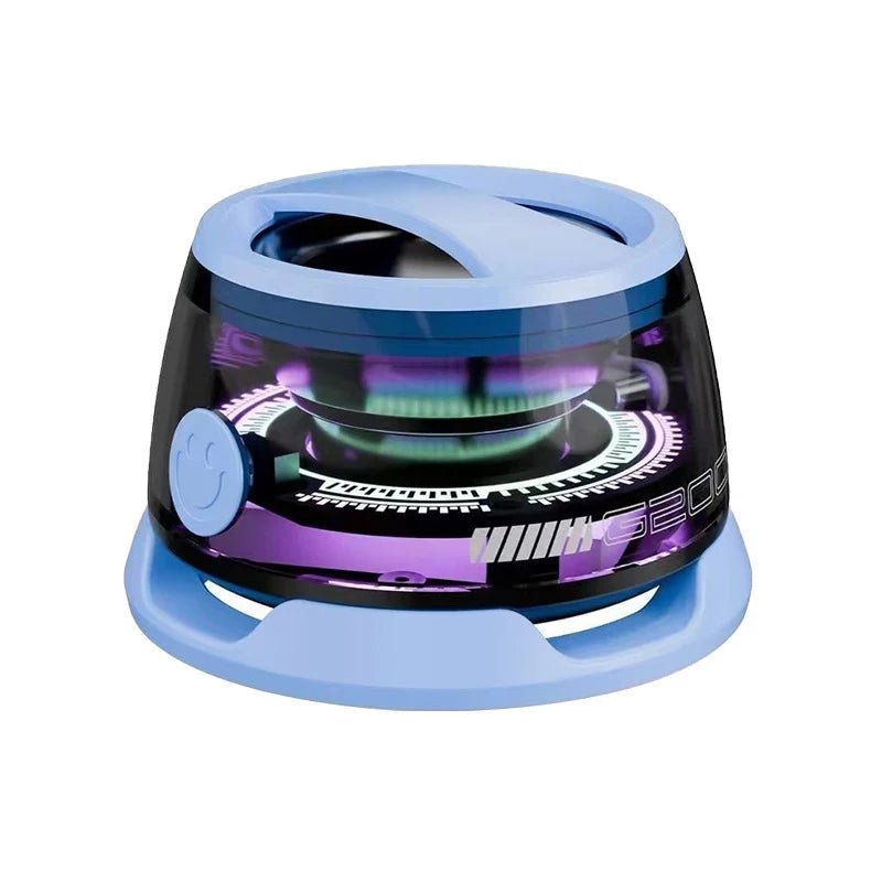 🔗Magnetic Mini Bluetooth Speaker – RGB Light, Bass Boost, Phone Stand & Travel - Ready - Katchy Vibez