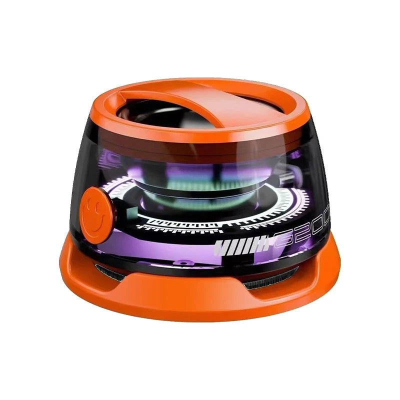 🔗Magnetic Mini Bluetooth Speaker – RGB Light, Bass Boost, Phone Stand & Travel - Ready - Katchy Vibez