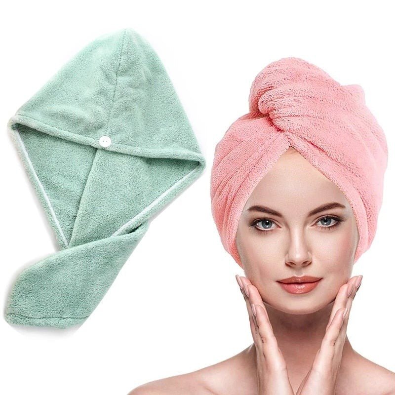 Microfiber Fast Hair Drying Towel - Katchy Vibez