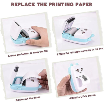 Mini Bluetooth Thermal Printer for Labels, Memos & Photos - Katchy Vibez