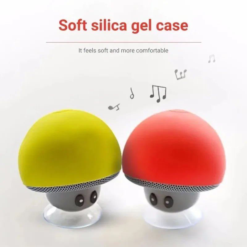 Mini Mushroom Bluetooth Speaker | Waterproof, Hands - Free, Phone Holder - Katchy Vibez
