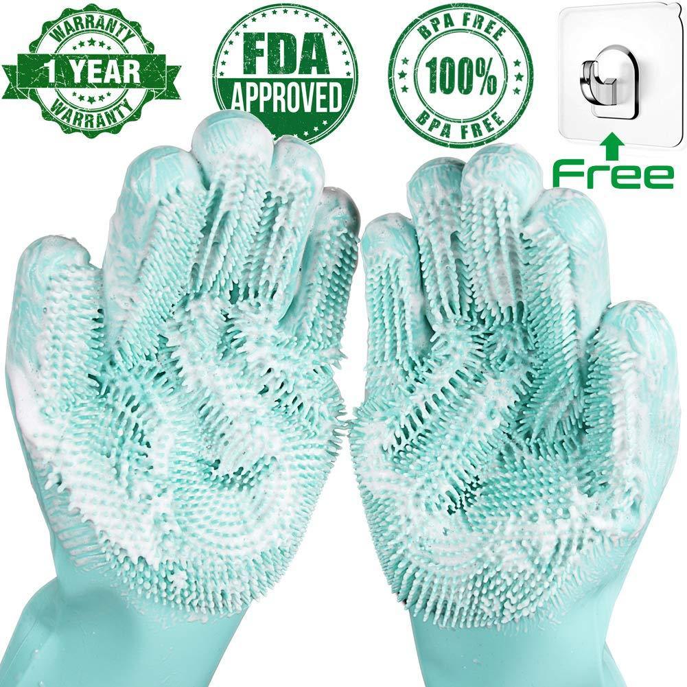 Multifunction Magic Silicone Dish Washing Gloves - Katchy Vibez