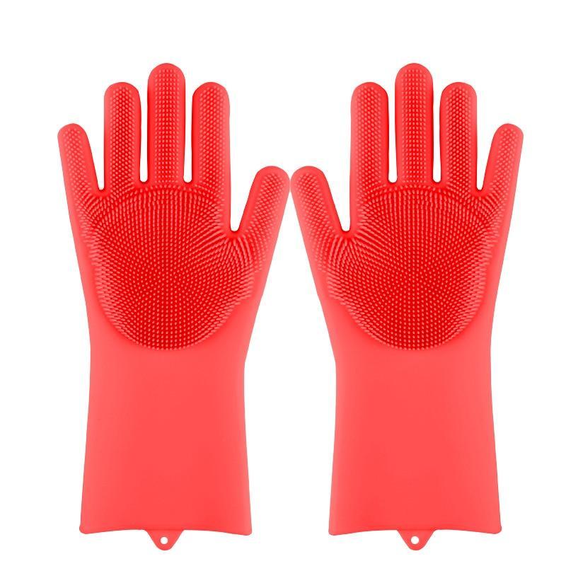 Multifunction Magic Silicone Dish Washing Gloves - Katchy Vibez