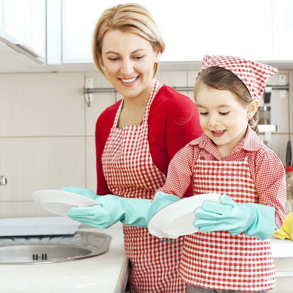 Multifunction Magic Silicone Dish Washing Gloves - Katchy Vibez