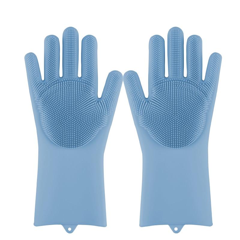 Multifunction Magic Silicone Dish Washing Gloves - Katchy Vibez