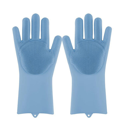 Multifunction Magic Silicone Dish Washing Gloves - Katchy Vibez