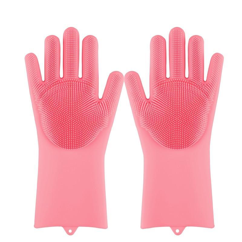 Multifunction Magic Silicone Dish Washing Gloves - Katchy Vibez