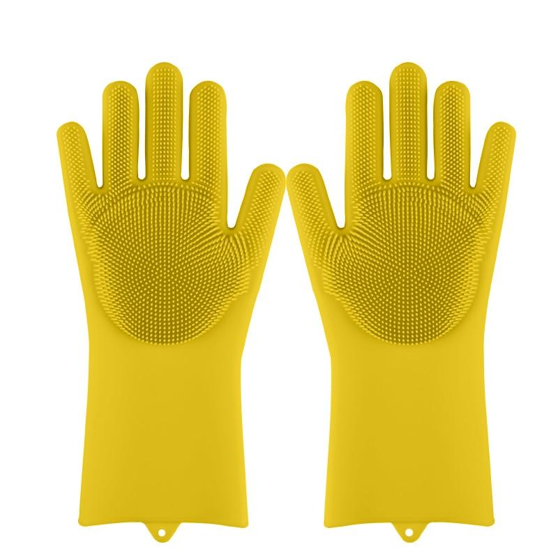 Multifunction Magic Silicone Dish Washing Gloves - Katchy Vibez
