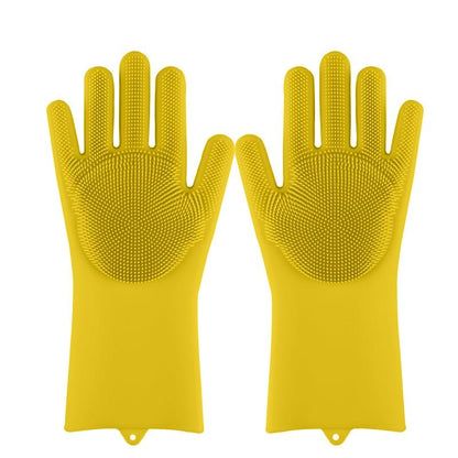 Multifunction Magic Silicone Dish Washing Gloves - Katchy Vibez