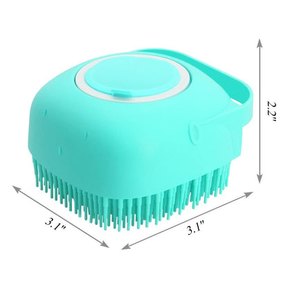 Pet Bathing Brush – Grooming + Massage + Shampoo in One - Katchy Vibez