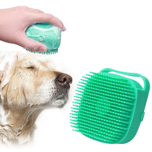 Pet Bathing Brush – Grooming + Massage + Shampoo in One - Katchy Vibez