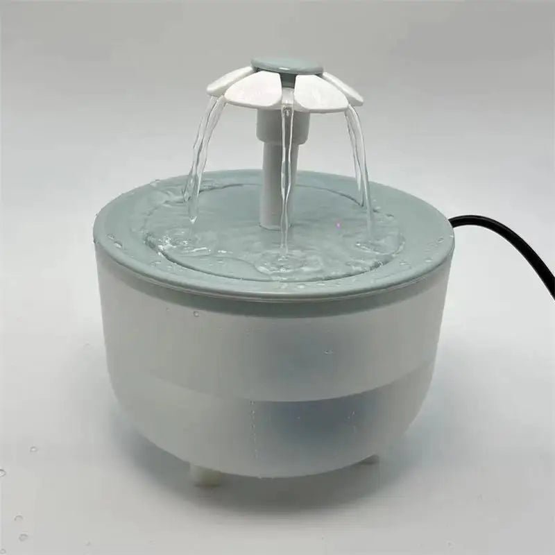 Pet Water Fountain | USB Powered & Flower - Flow Hydration - Katchy Vibez